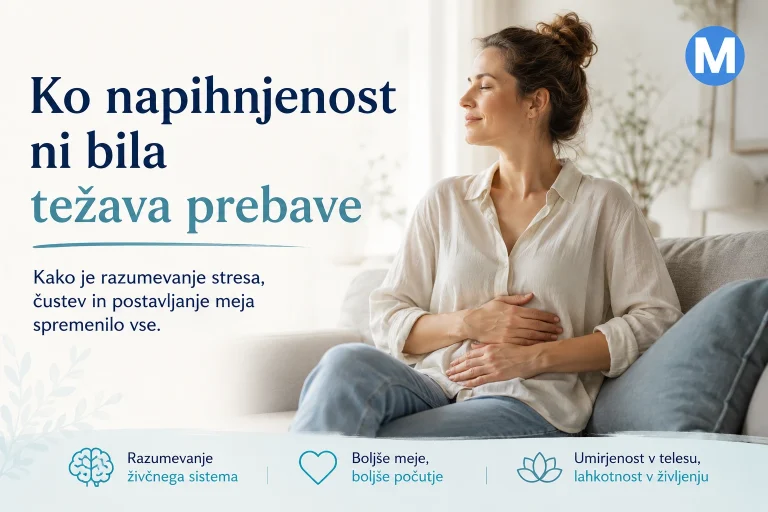 Primer iz prakse klientke s kronično napihnjenostjo brez jasnega medicinskega vzroka.